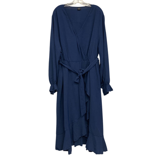 Dress Party Long By Scomchic In Navy, Size:4X