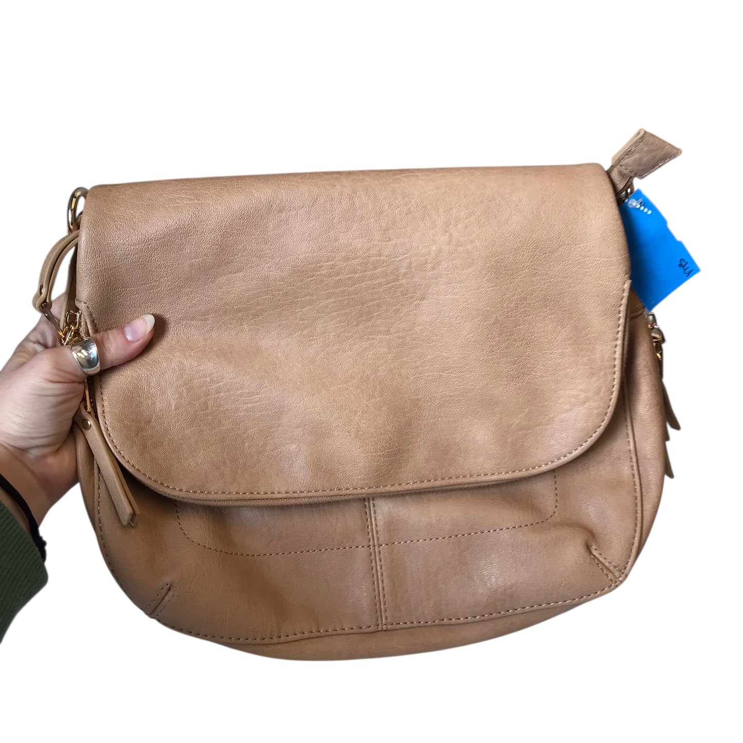 Handbag By Miztique In Tan, Size:Medium