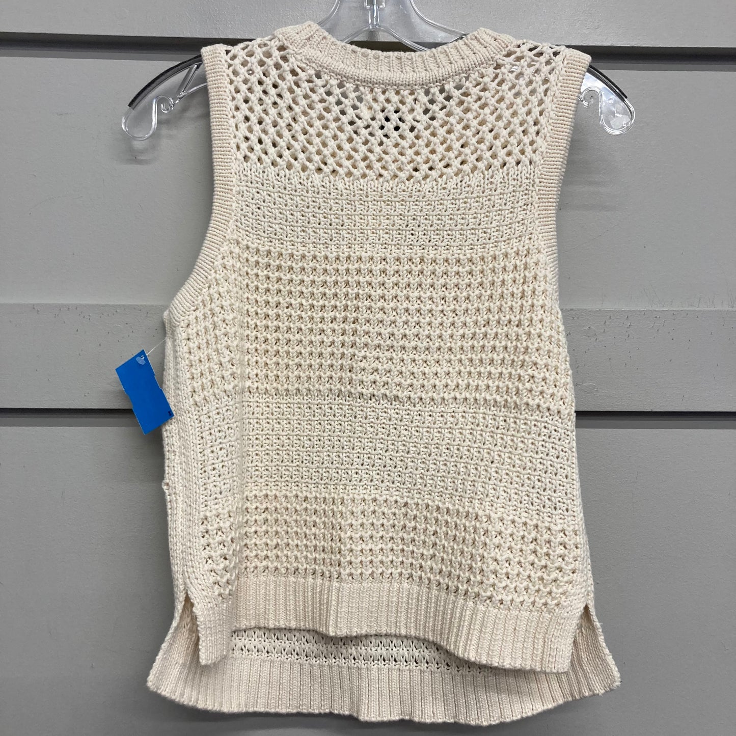 Vest Sweater By Universal Thread In Cream, Size:S