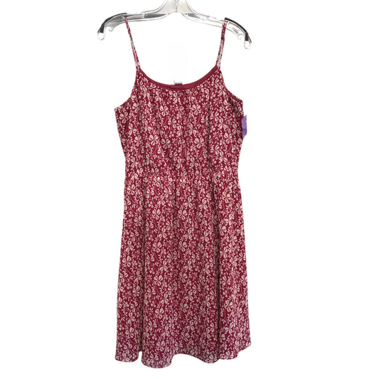 Dress Casual Short By Loft In Red & White, Size:M