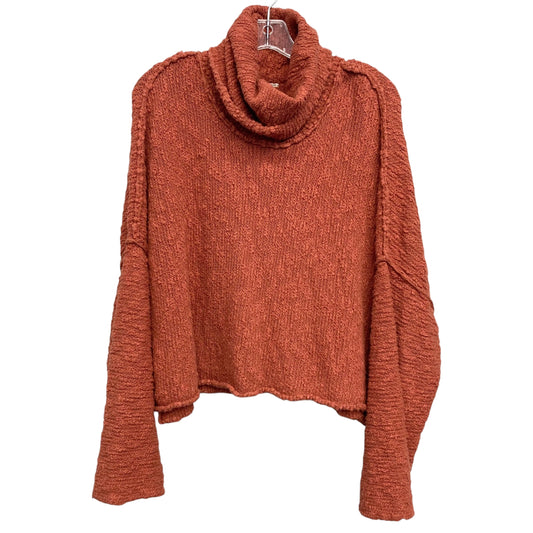 Sweater By Free People In Orange, Size:S