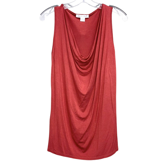 Top Sleeveless By August Silk In Orange, Size:L