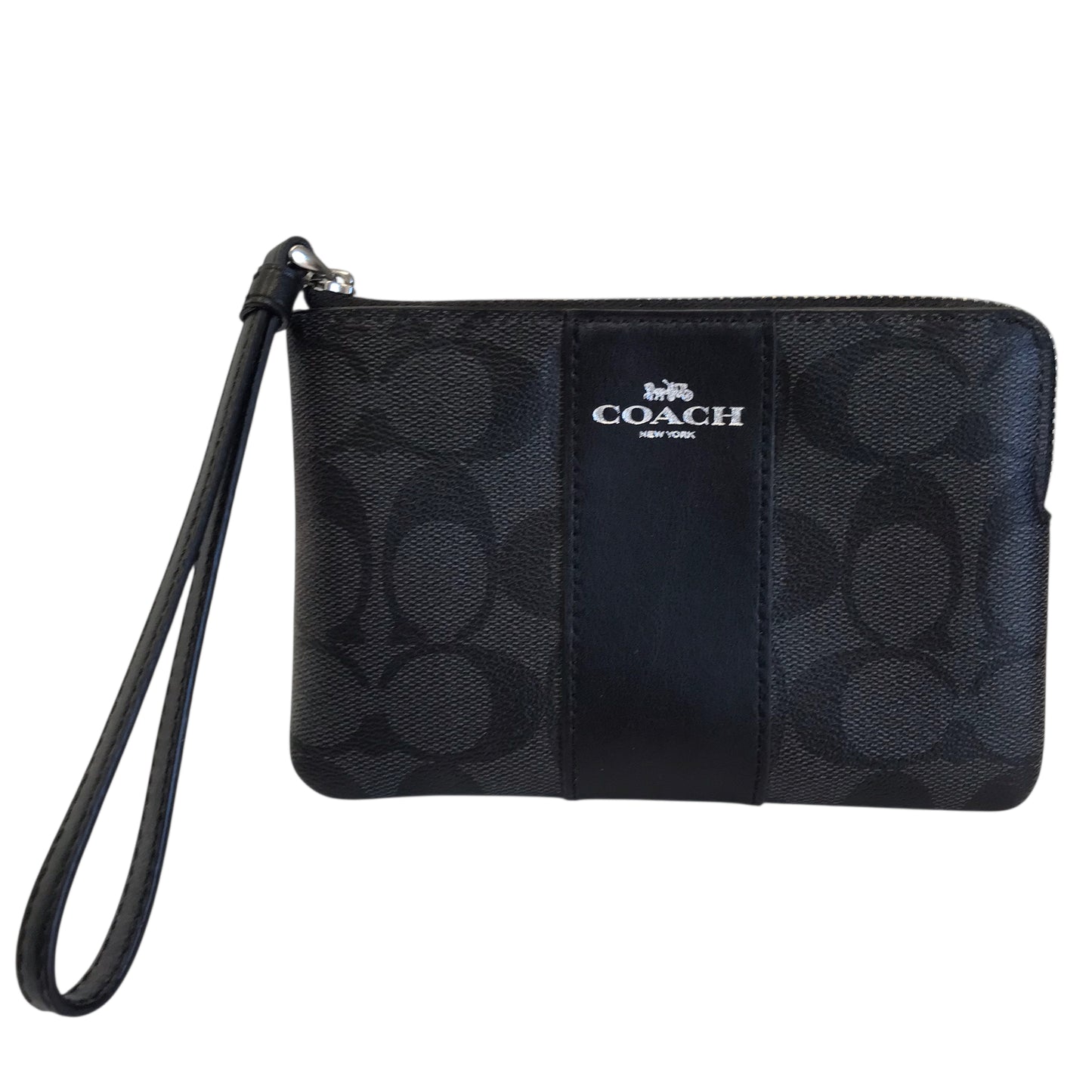 Wristlet Designer By Coach In Black, Size:Large