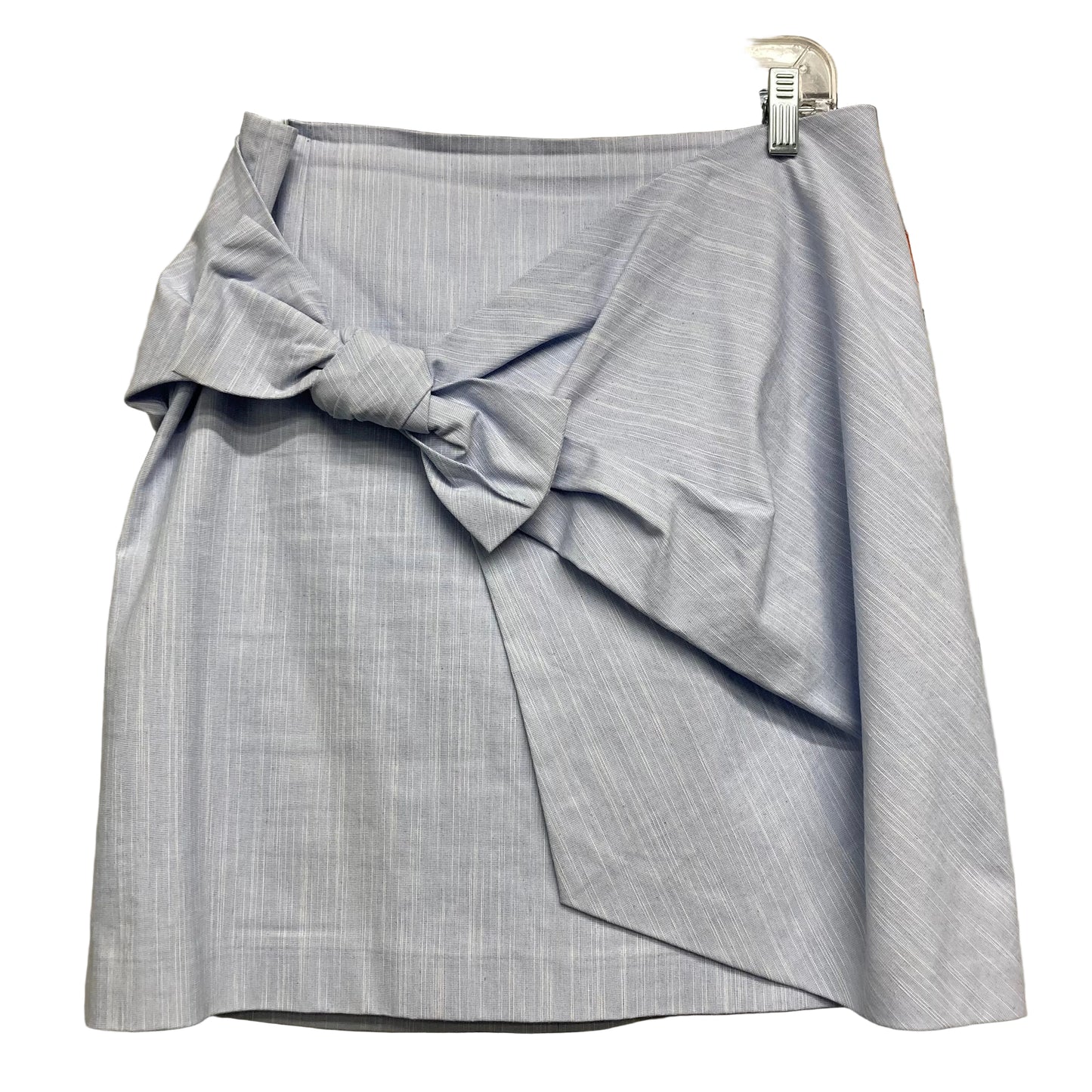 Skirt Mini & Short By Loft In Blue & White, Size:10