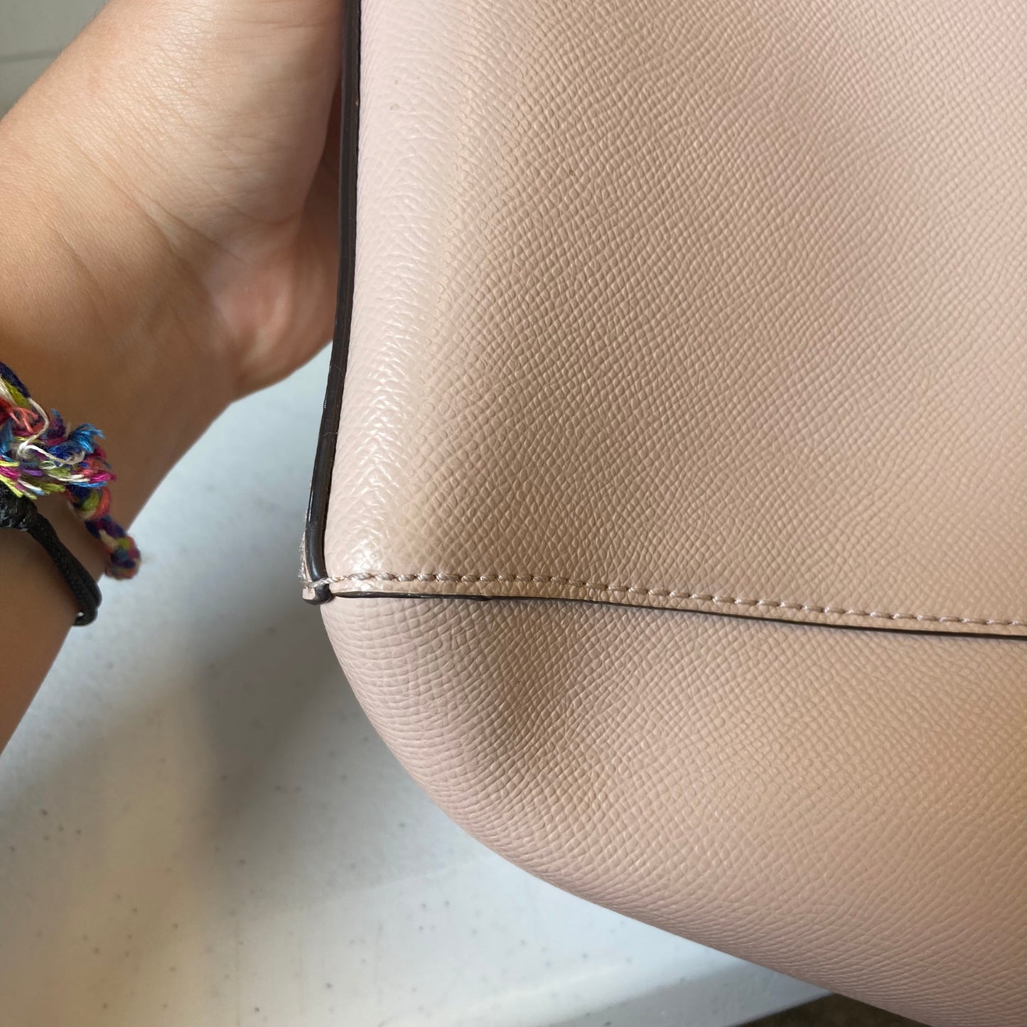 Handbag Designer By Michael Kors In Pink, Size:Large