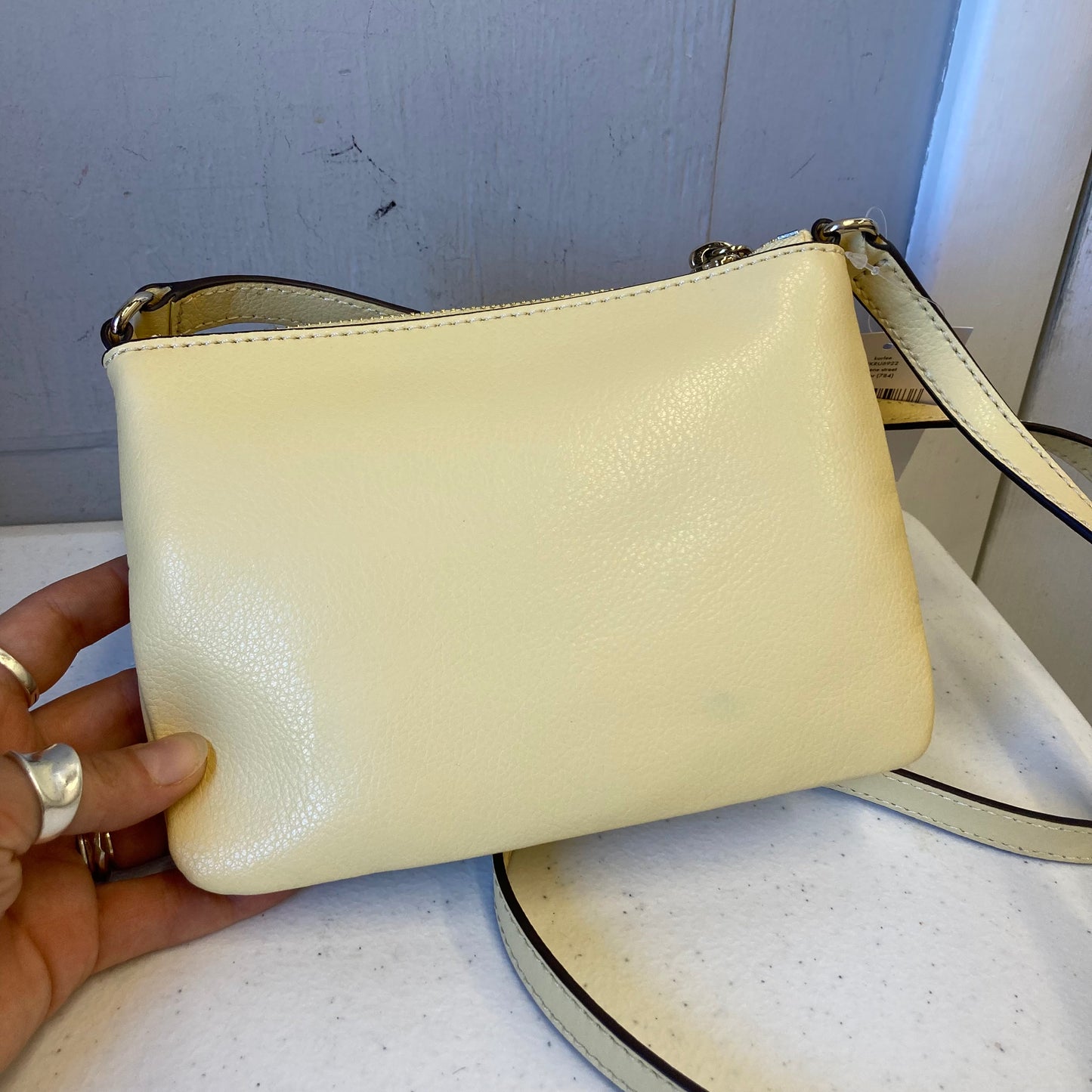 Handbag Designer By Kate Spade In Yellow, Size:Small