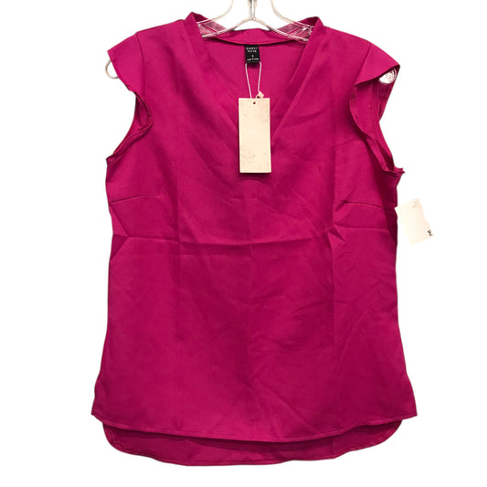 Top Sleeveless By Emery Rose In Pink, Size:S
