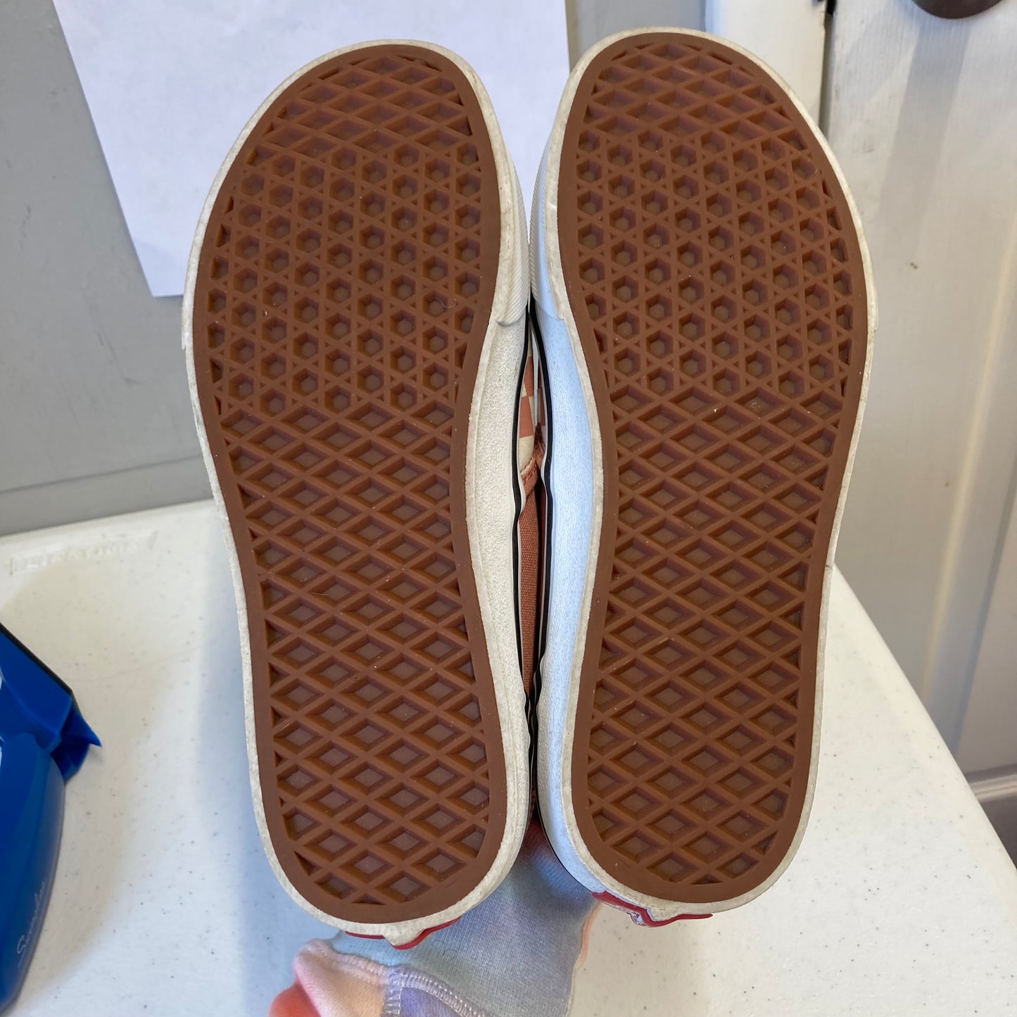 Shoes Sneakers By Vans In Checkered Pattern, Size:8.5