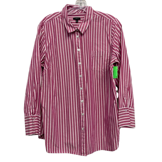 Top Ls By Talbots In Pink & White, Size:Xlp