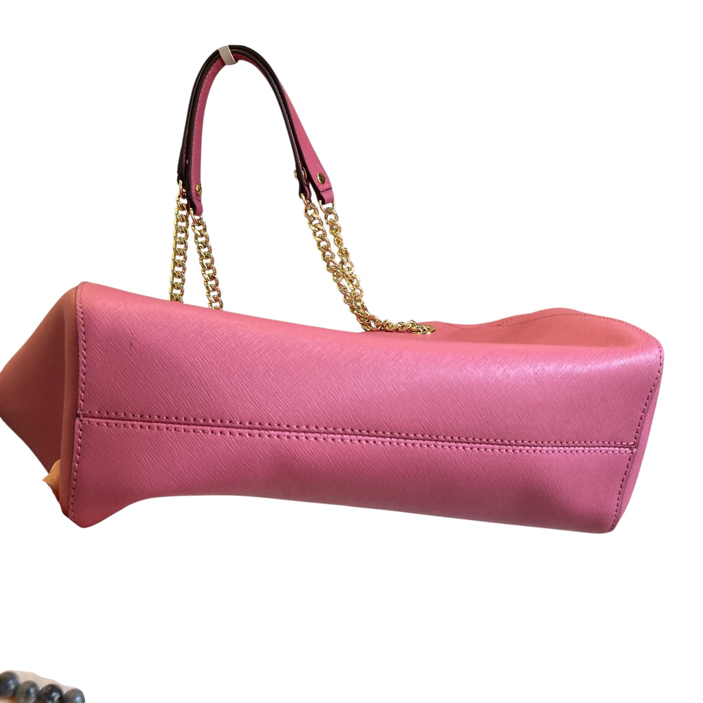 Handbag Designer By Michael Kors In Pink, Size:Large