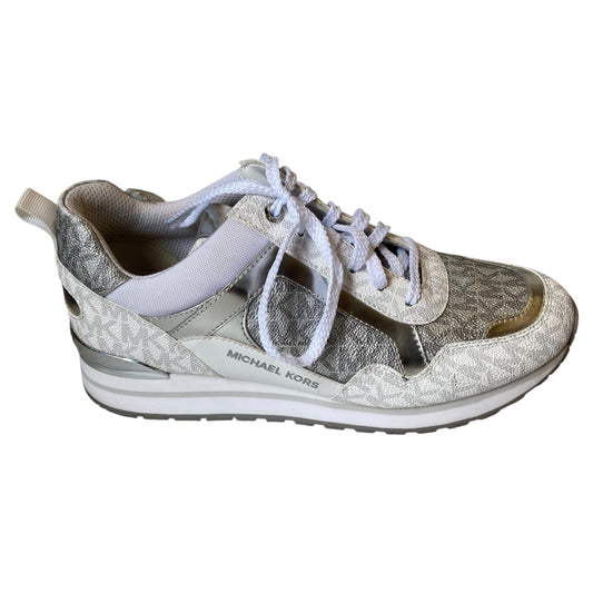Shoes Sneakers By Michael By Michael Kors In Grey & White, Size:8.5