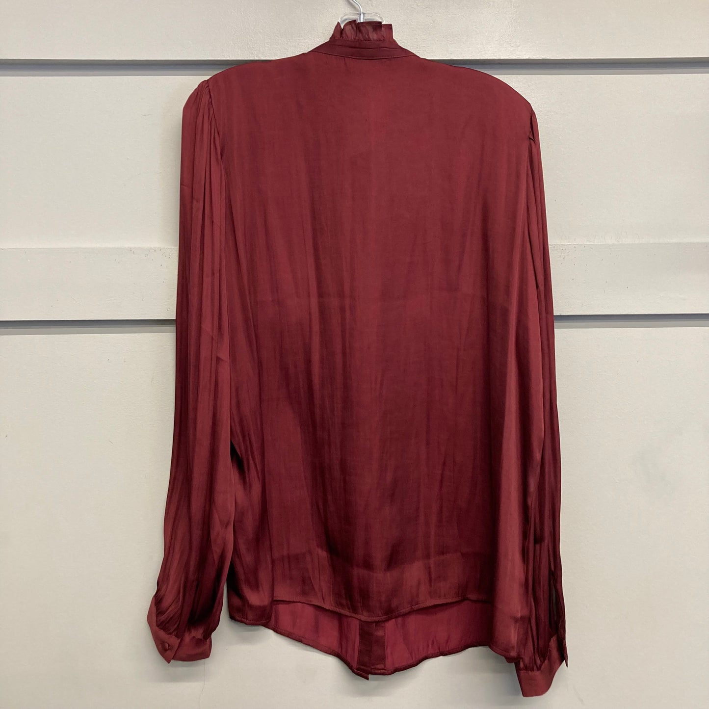 Top Ls By Banana Republic In Maroon, Size:L Tall