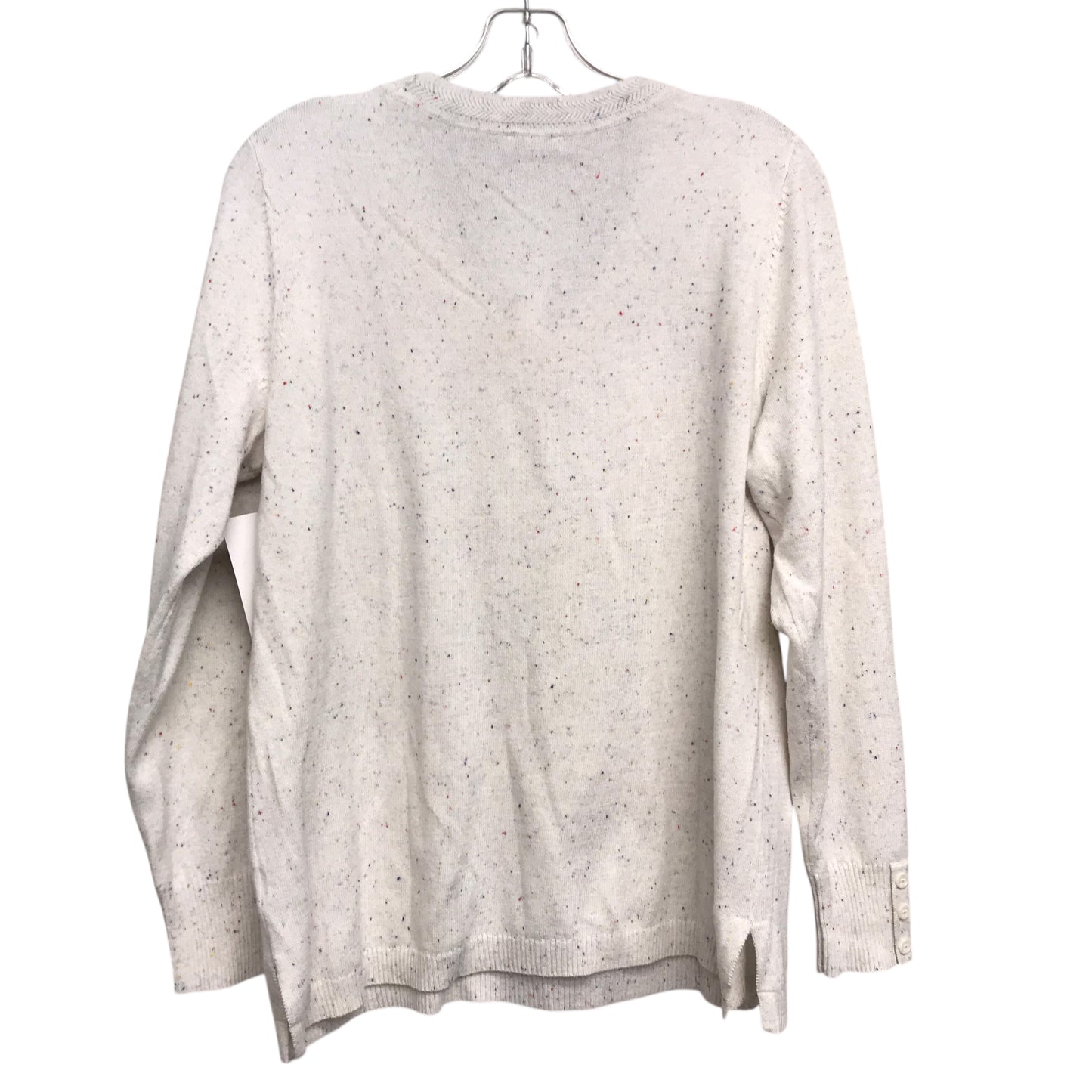 Sweater By Talbots In Ivory, Size:Lp