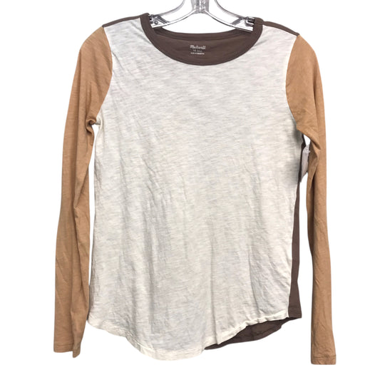 Top Ls Basic By Madewell In Tan, Size:Xxs