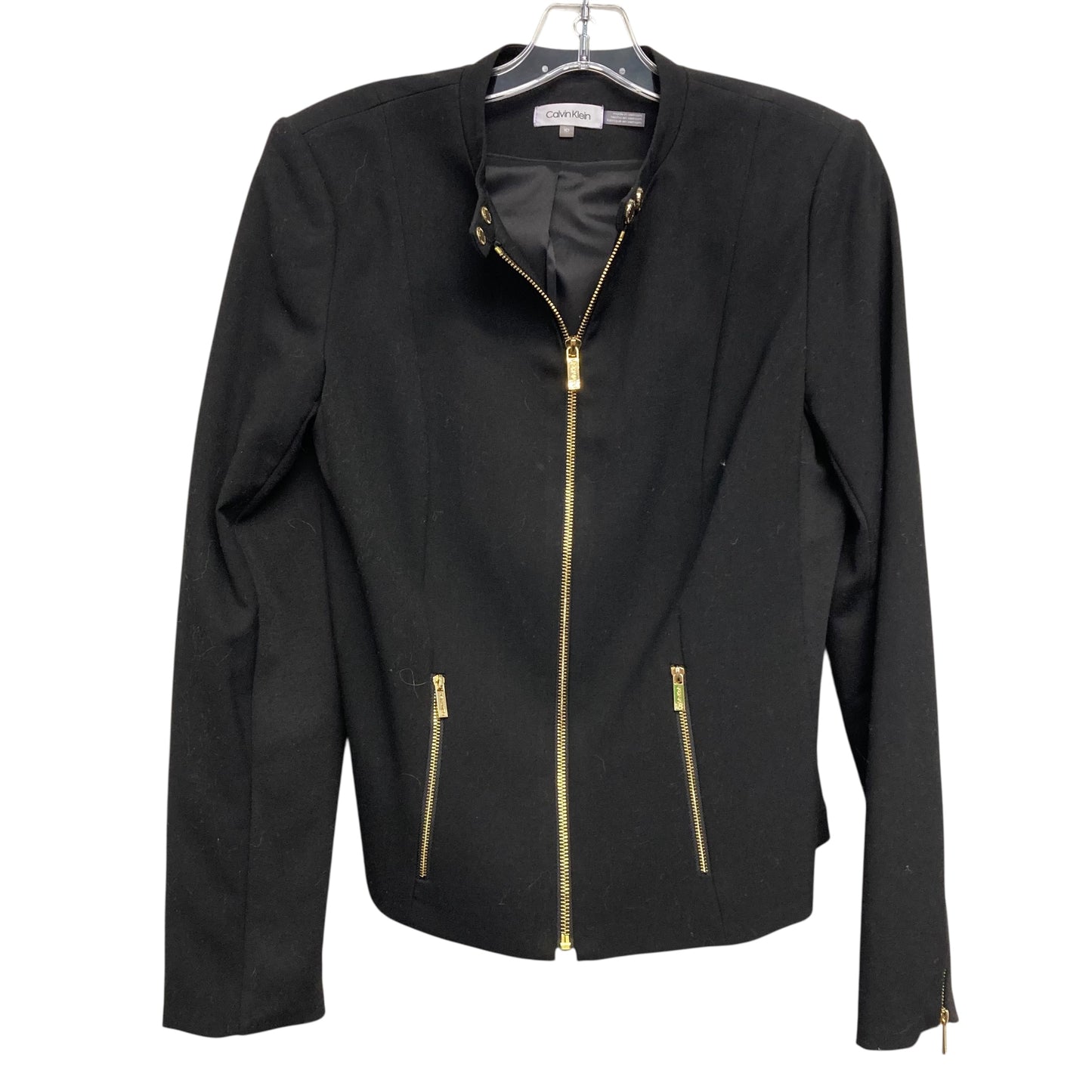Blazer By Calvin Klein In Black, Size:M