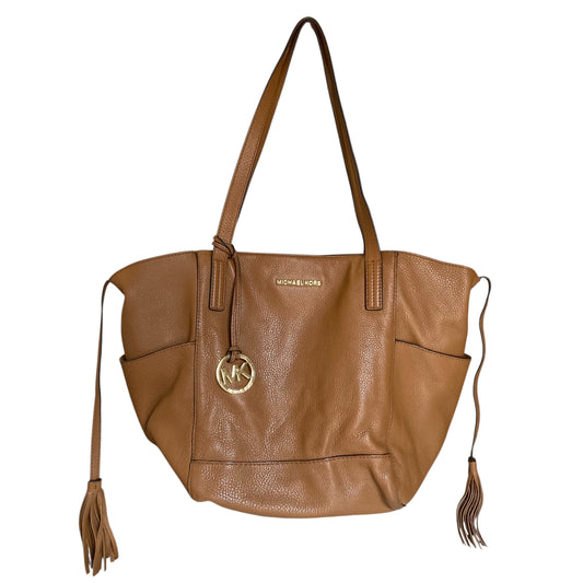 Handbag Designer By Michael Kors In Brown, Size:Large