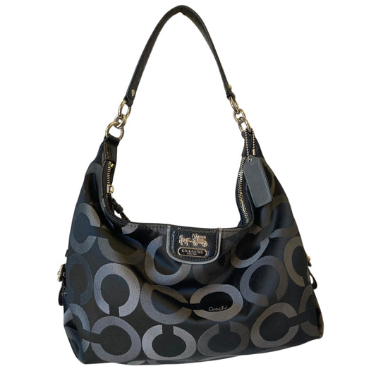 Handbag Designer By Coach In Black, Size:Medium
