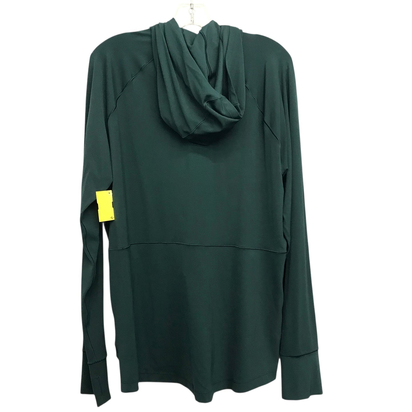 Athletic Jacket By Offline In Green, Size:1X