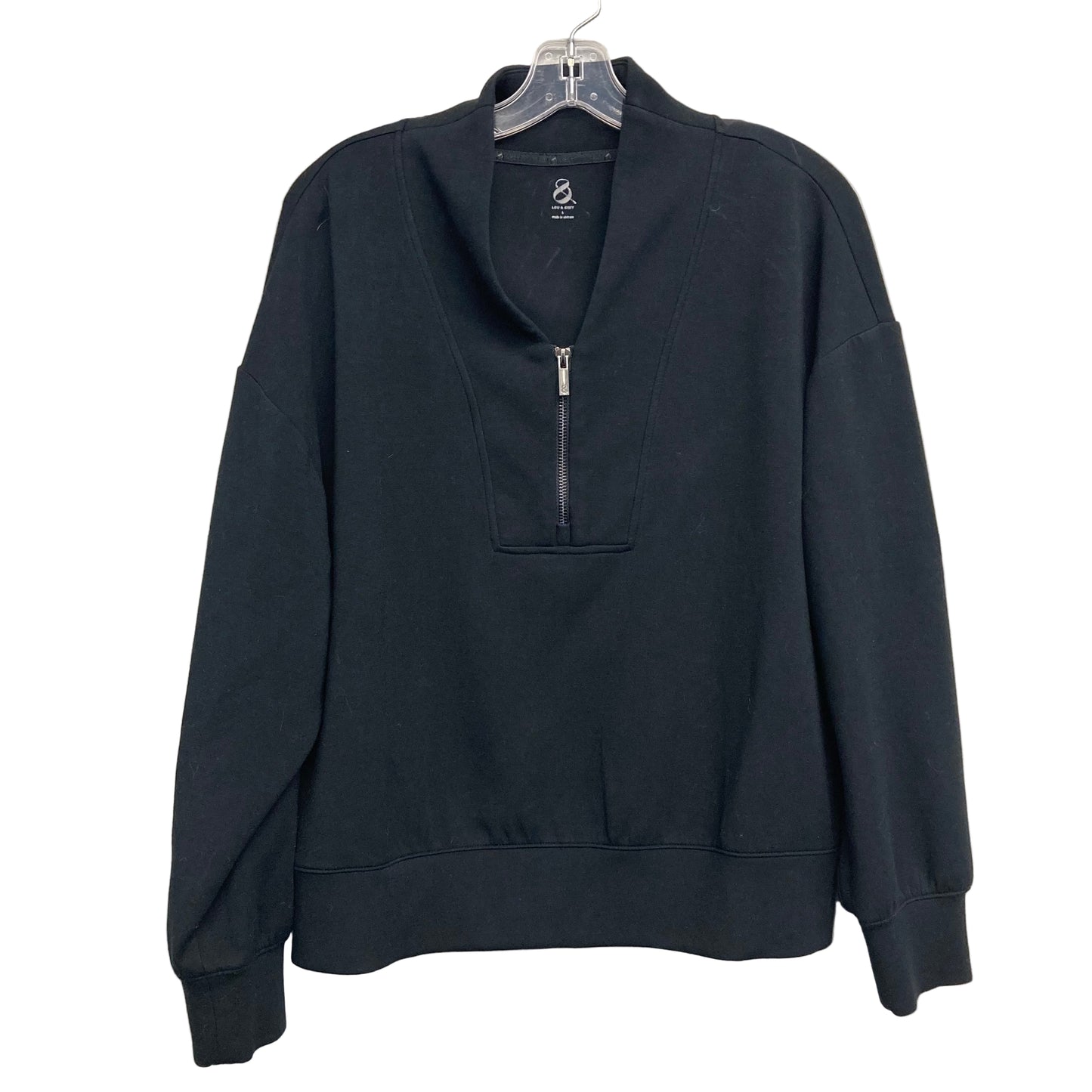 Sweatshirt Collar By Lou And Grey In Black, Size:L