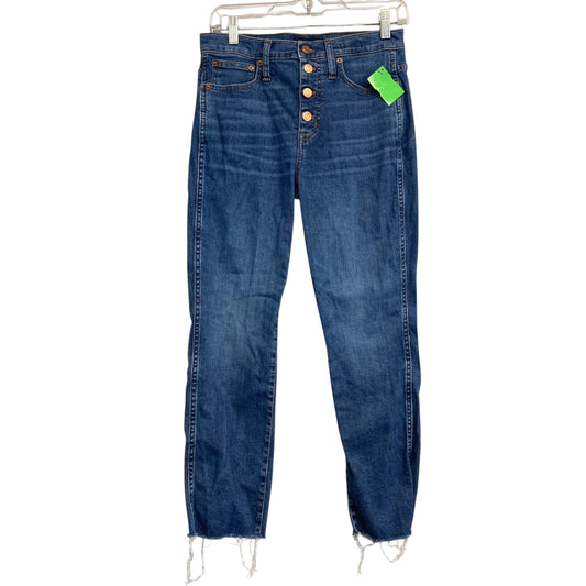 Jeans Skinny By J. Crew In Blue Denim, Size:4
