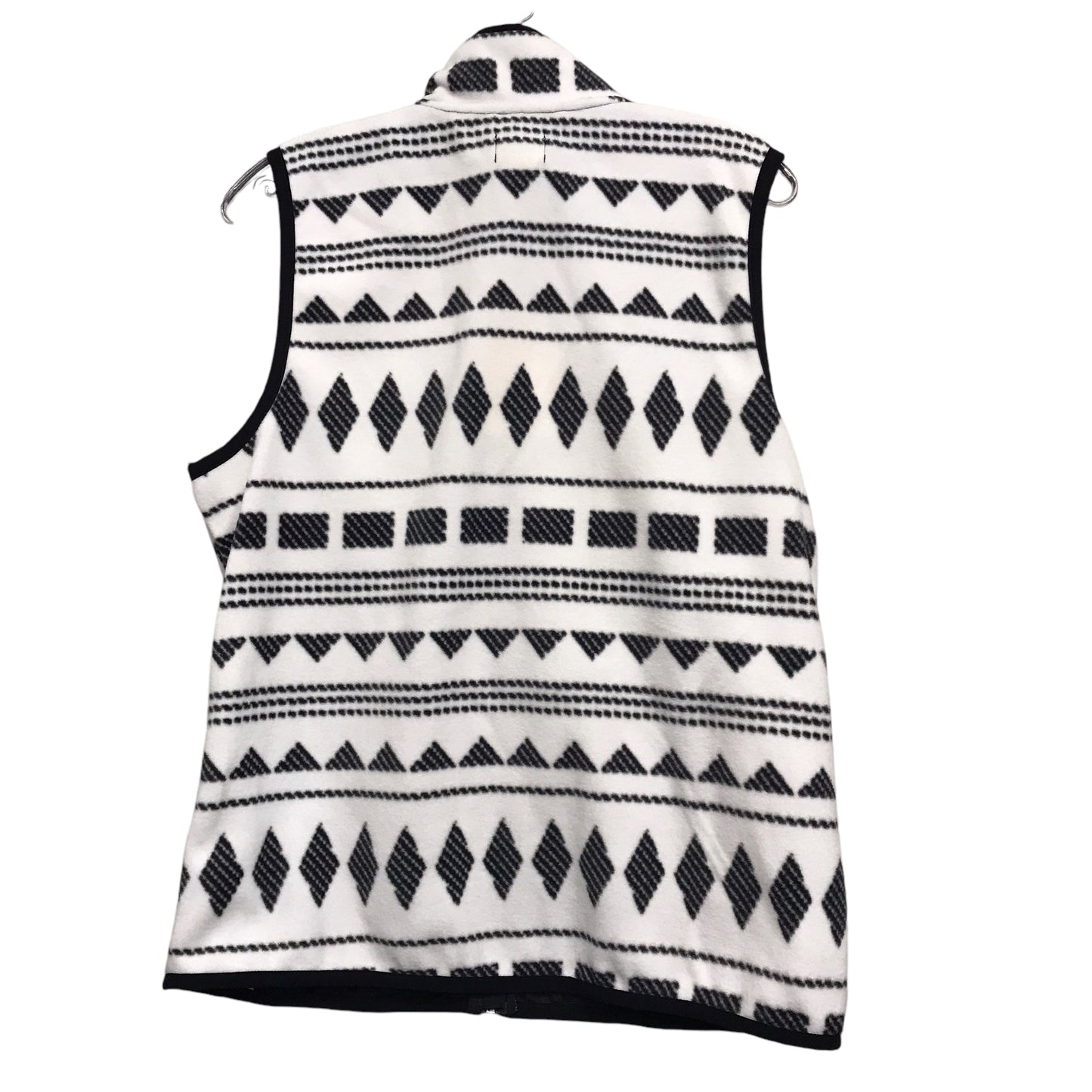 Vest Fleece By Telluride In Black & White, Size:Xl