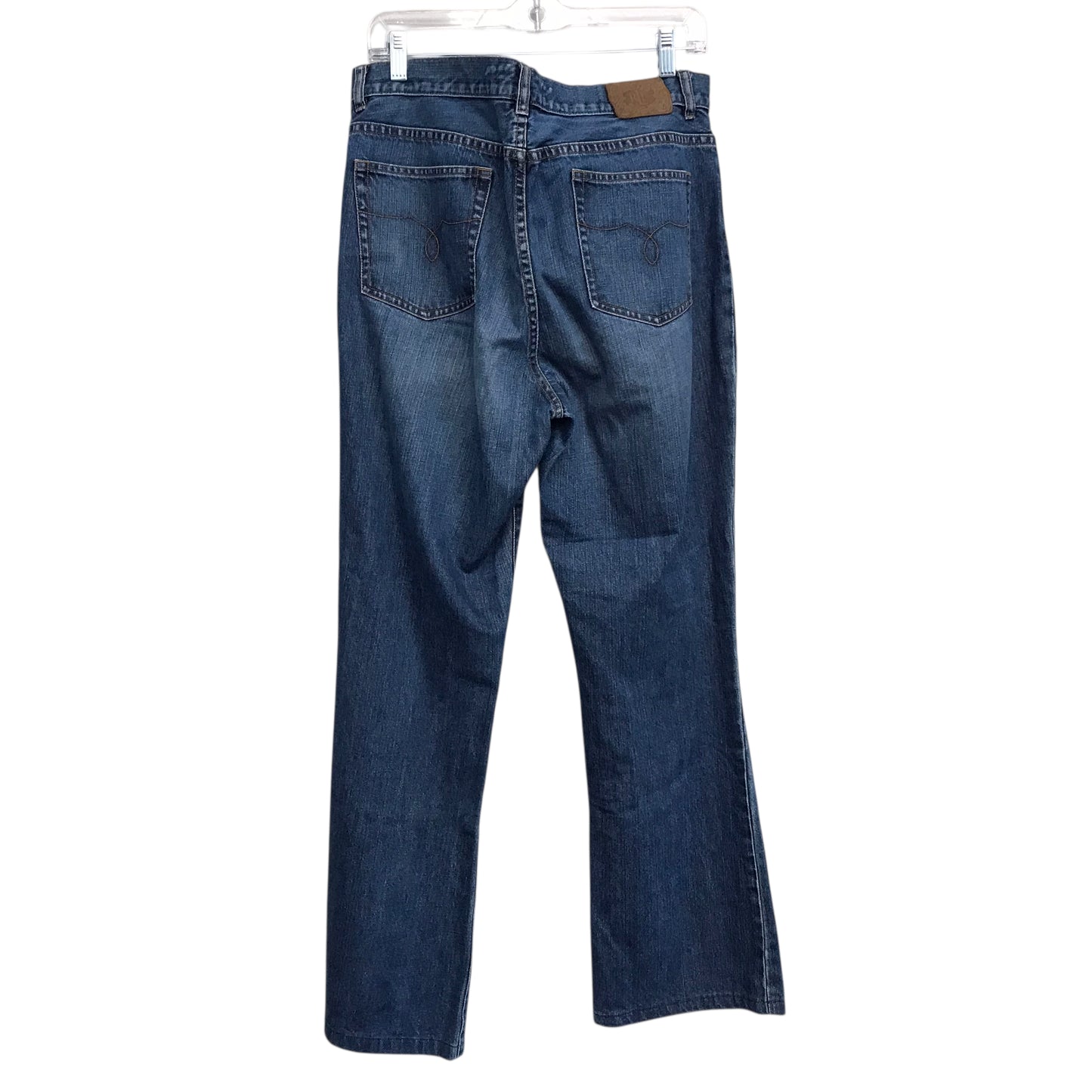 Jeans Boot Cut By Lauren Jeans Co In Blue Denim, Size:12