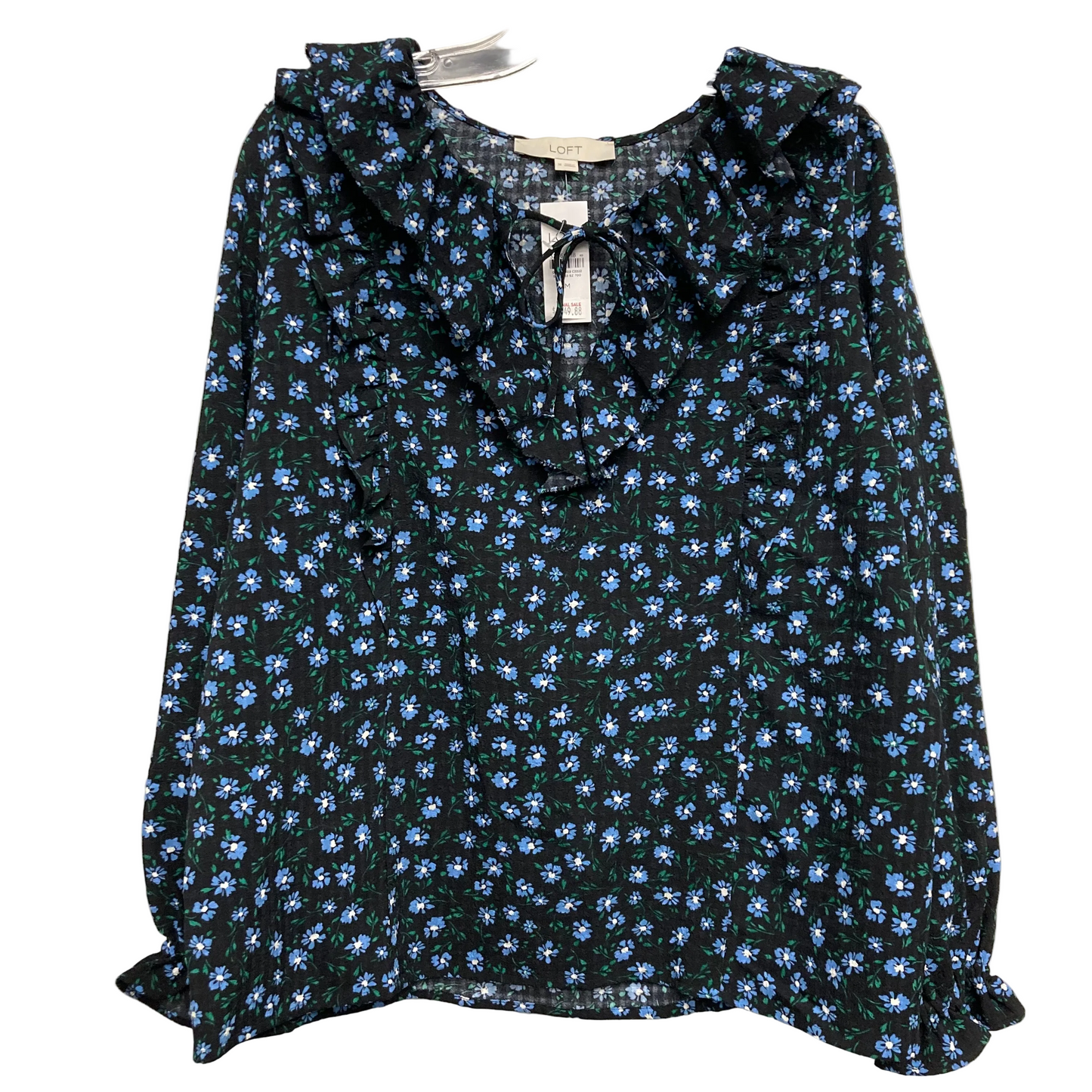 Top Ls By Loft In Floral Print, Size:M