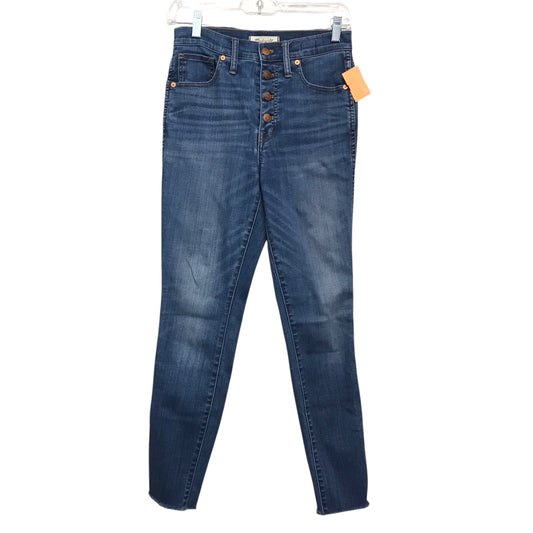 Jeans Skinny By Madewell In Blue Denim, Size:4