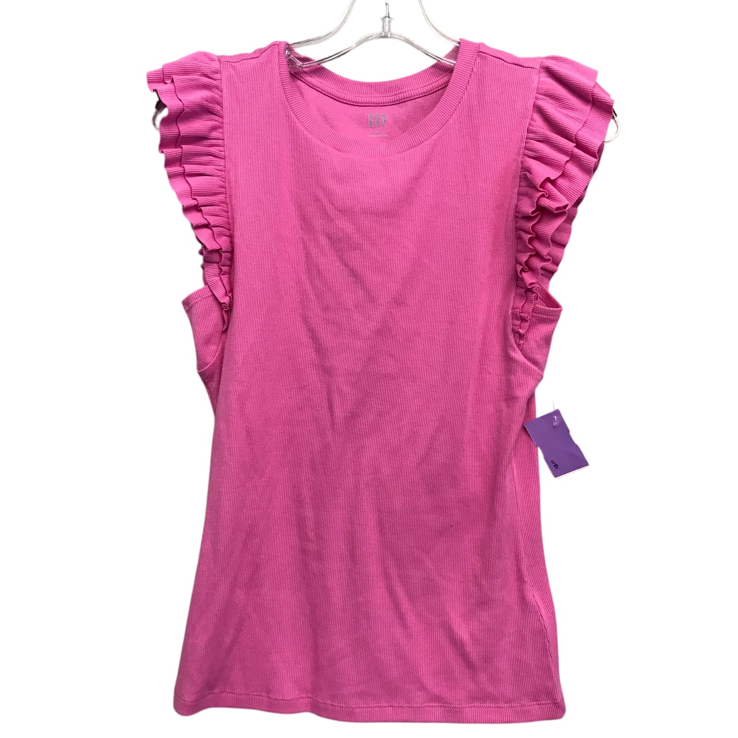 Top Sleeveless By Gap In Pink, Size:M