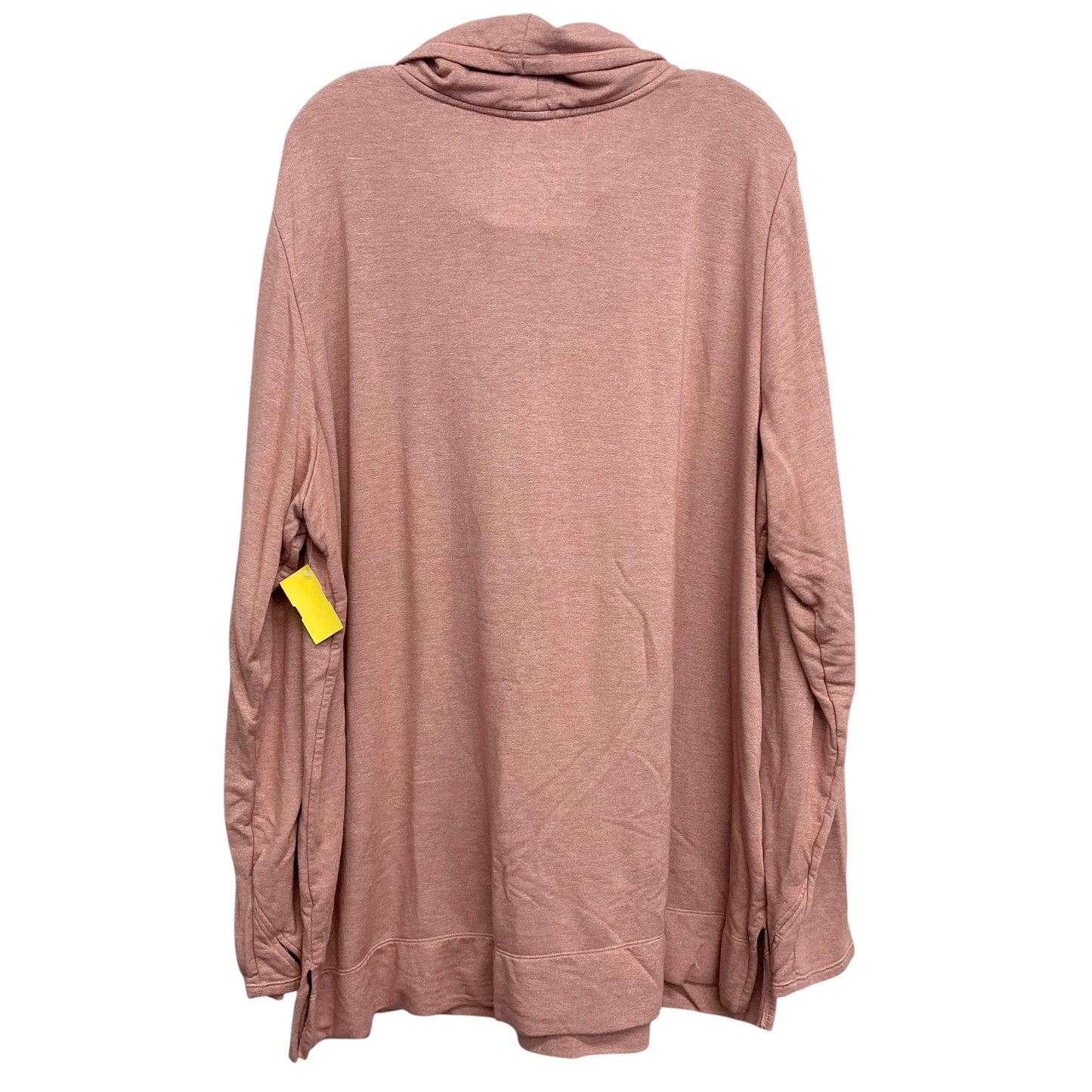 Sweatshirt Collar By Cuddl Duds In Pink, Size:3X