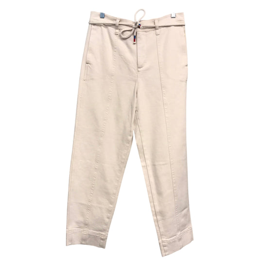 Jeans Boot Cut By J. Crew In Ivory, Size:6