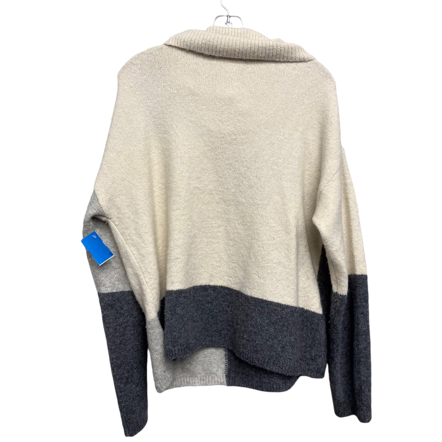 Sweater By C And C In Cream & Grey, Size:Xl