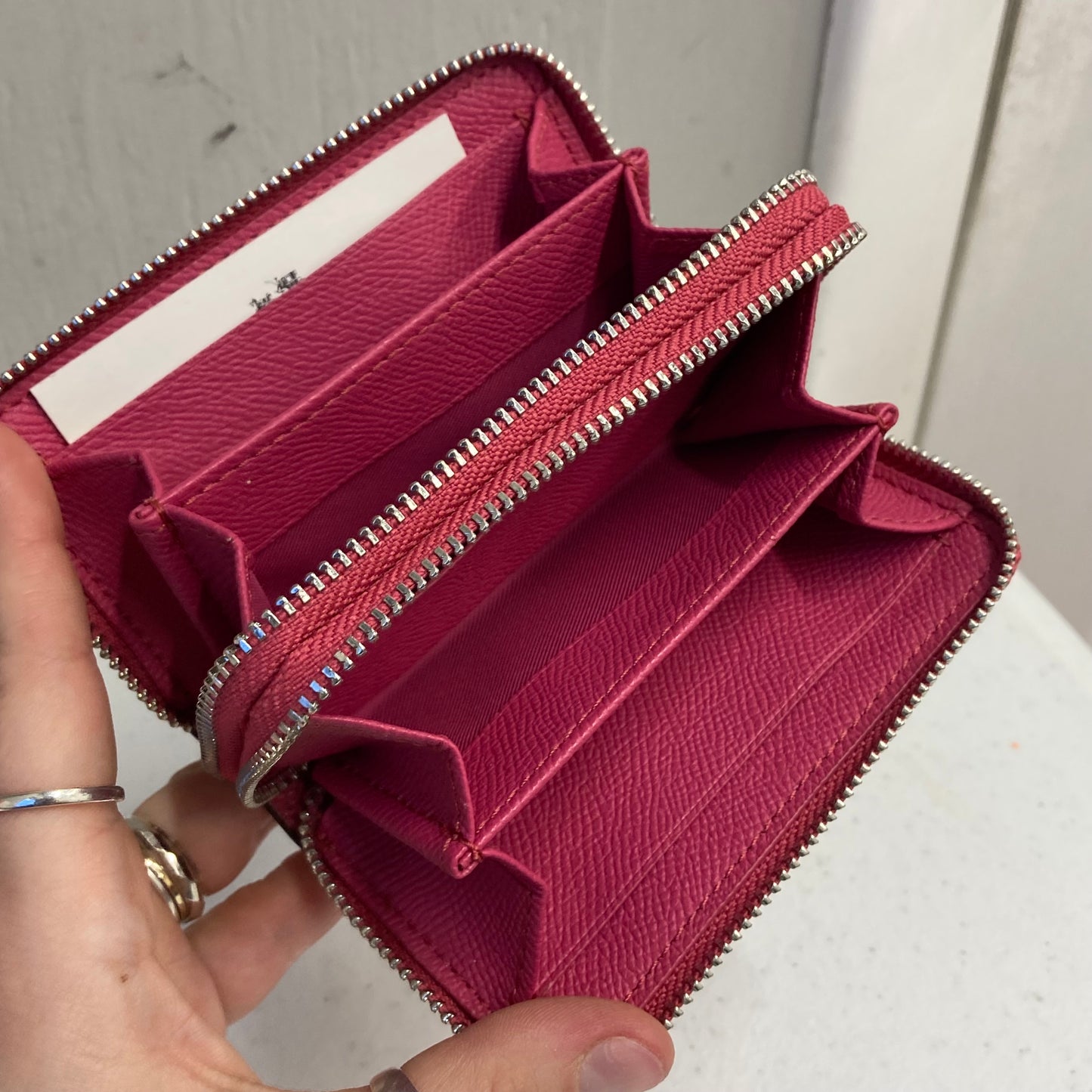 Wallet Designer By Coach In Pink, Size:Small