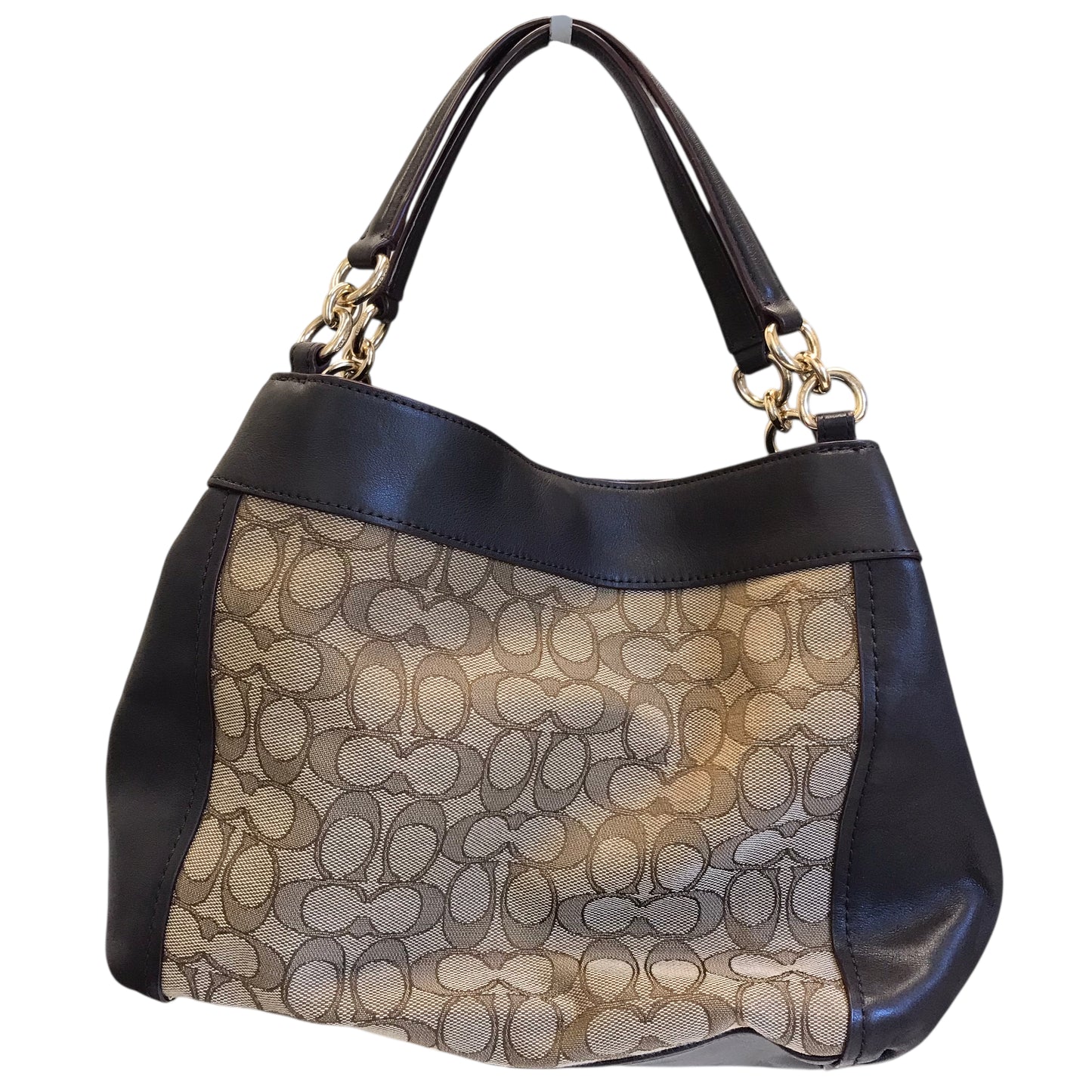 Handbag Designer By Coach In Brown, Size:Medium