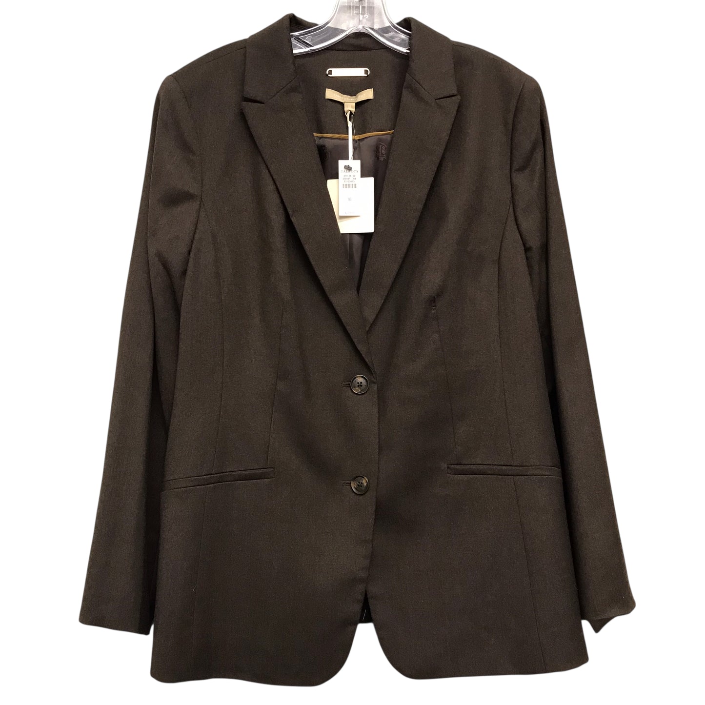 Blazer By Talbots In Brown, Size:1X