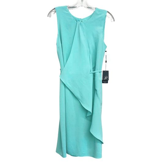 Dress Work By Adrianna Papell In Aqua, Size:M