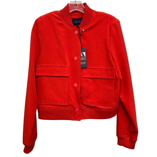 Jacket Moto By Rachel Roy In Red, Size:Xs