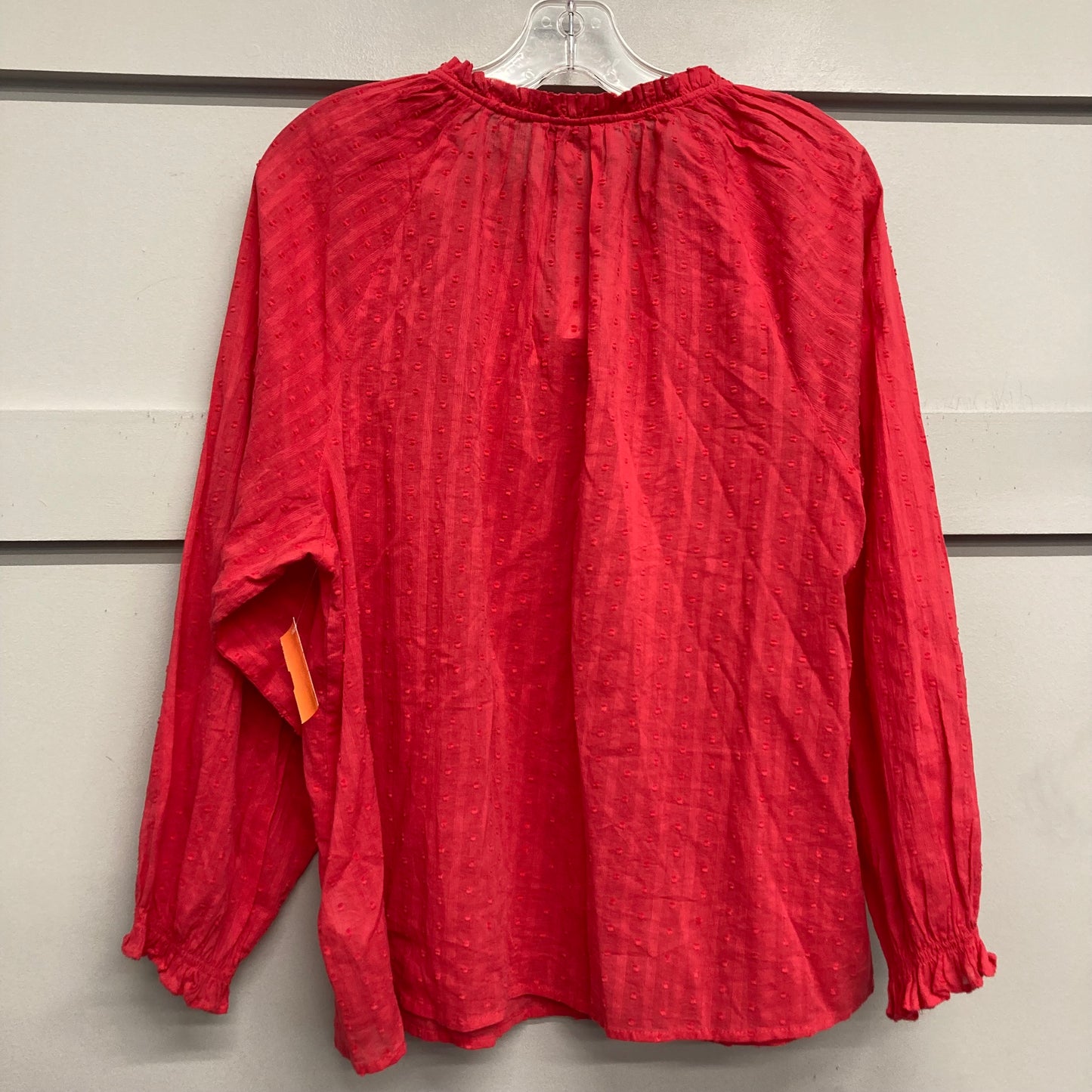 Top Ls By J. Crew In Red, Size:Xl