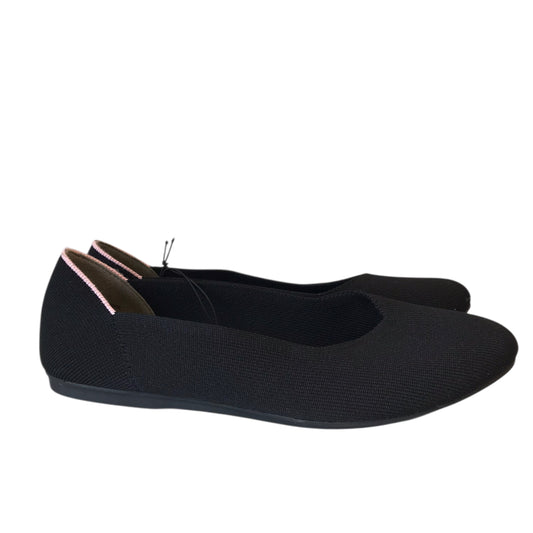 Shoes Flats By J. Sport In Black, Size:9