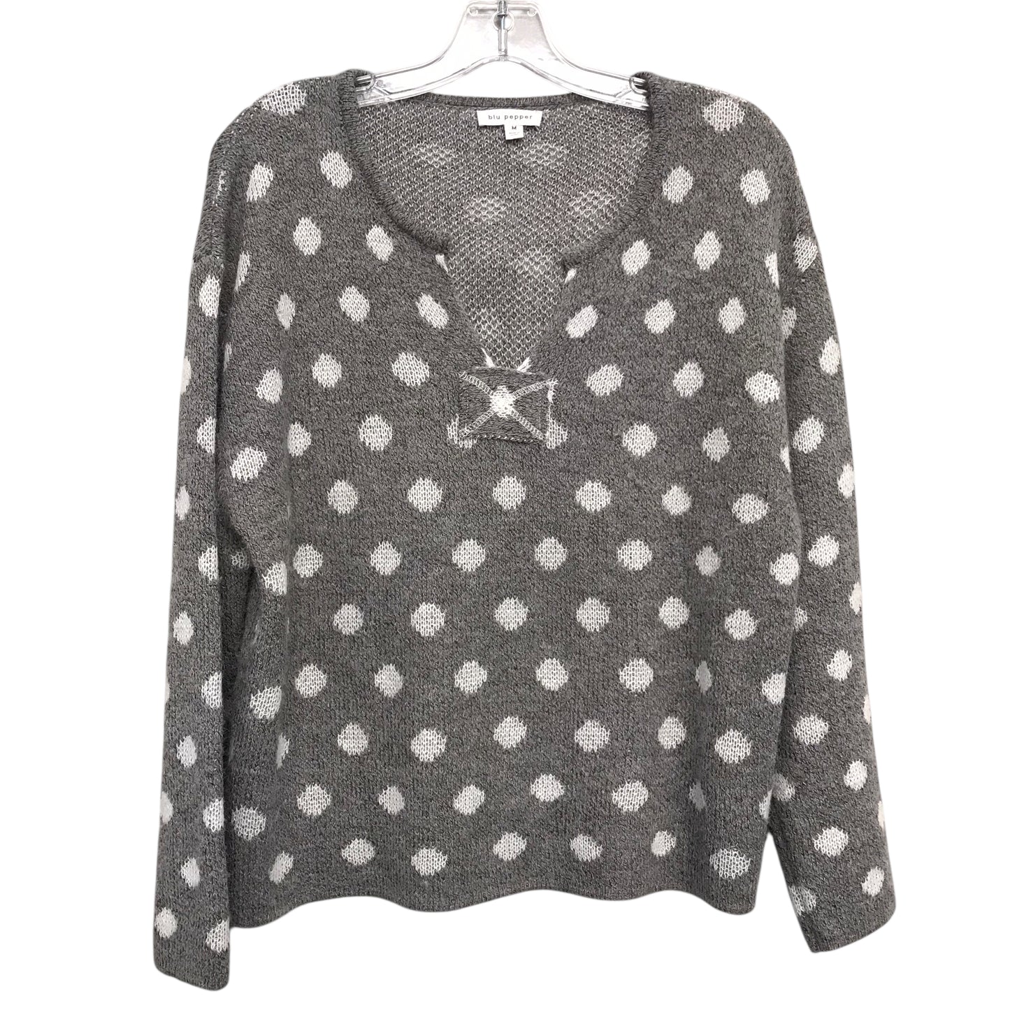 Sweater By Blu Pepper In Polkadot Pattern, Size:M