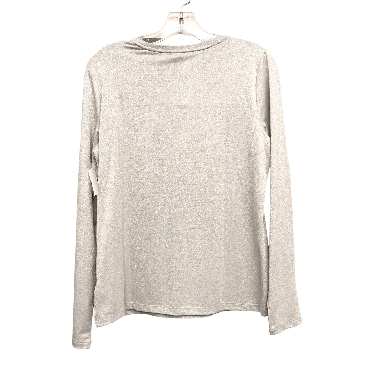 Top Ls By Talbots In Silver, Size:M