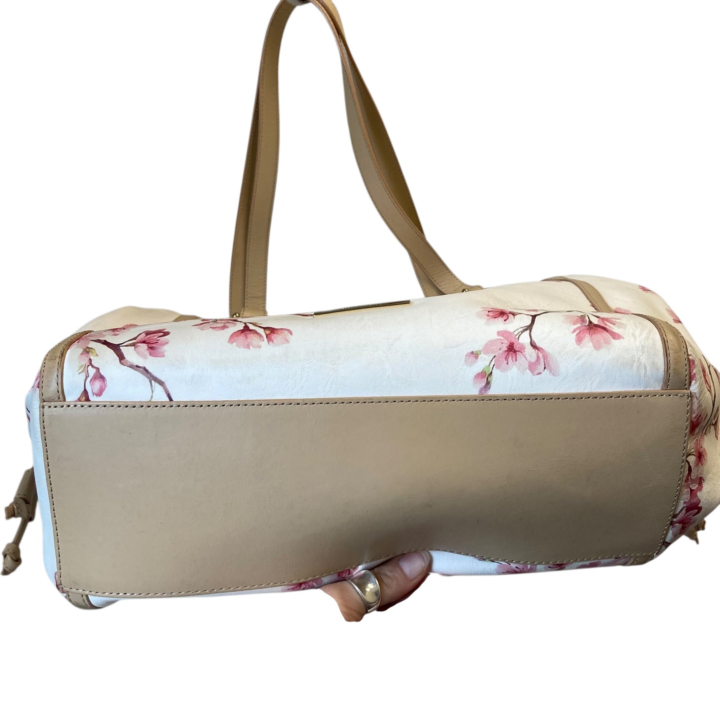 Handbag Designer By Brahmin In Floral Print, Size:Large