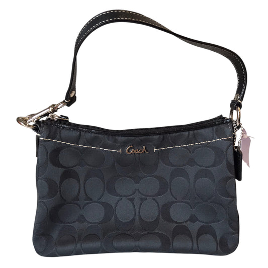 Handbag Designer By Coach In Black, Size:Small