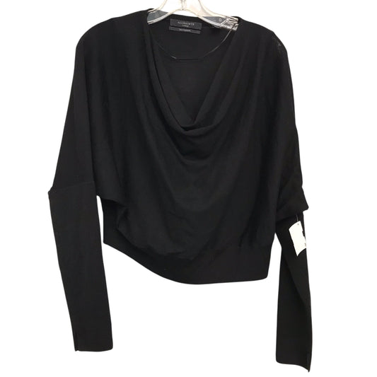 Top Ls Designer By All Saints In Black, Size:L