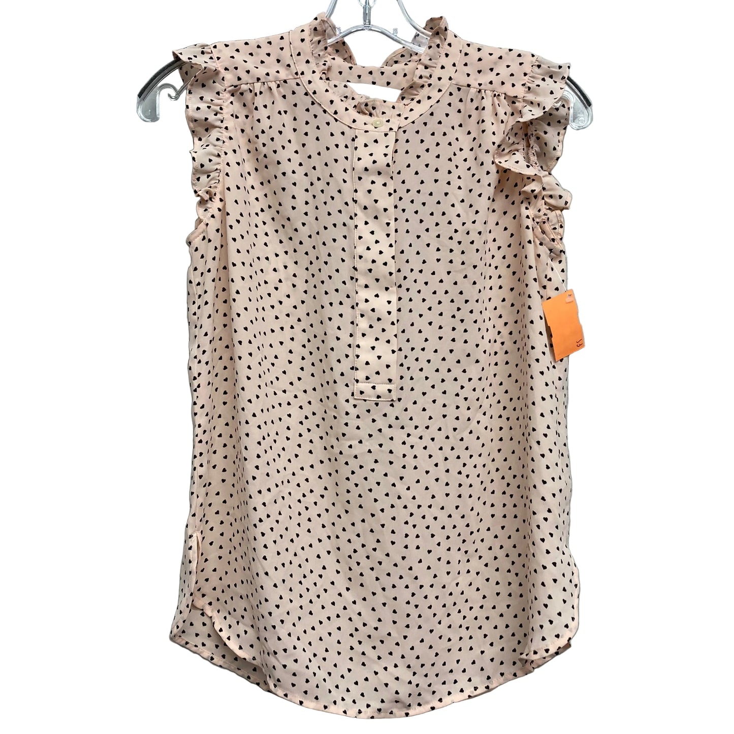 Top Sleeveless By Loft In Peach, Size:Xs