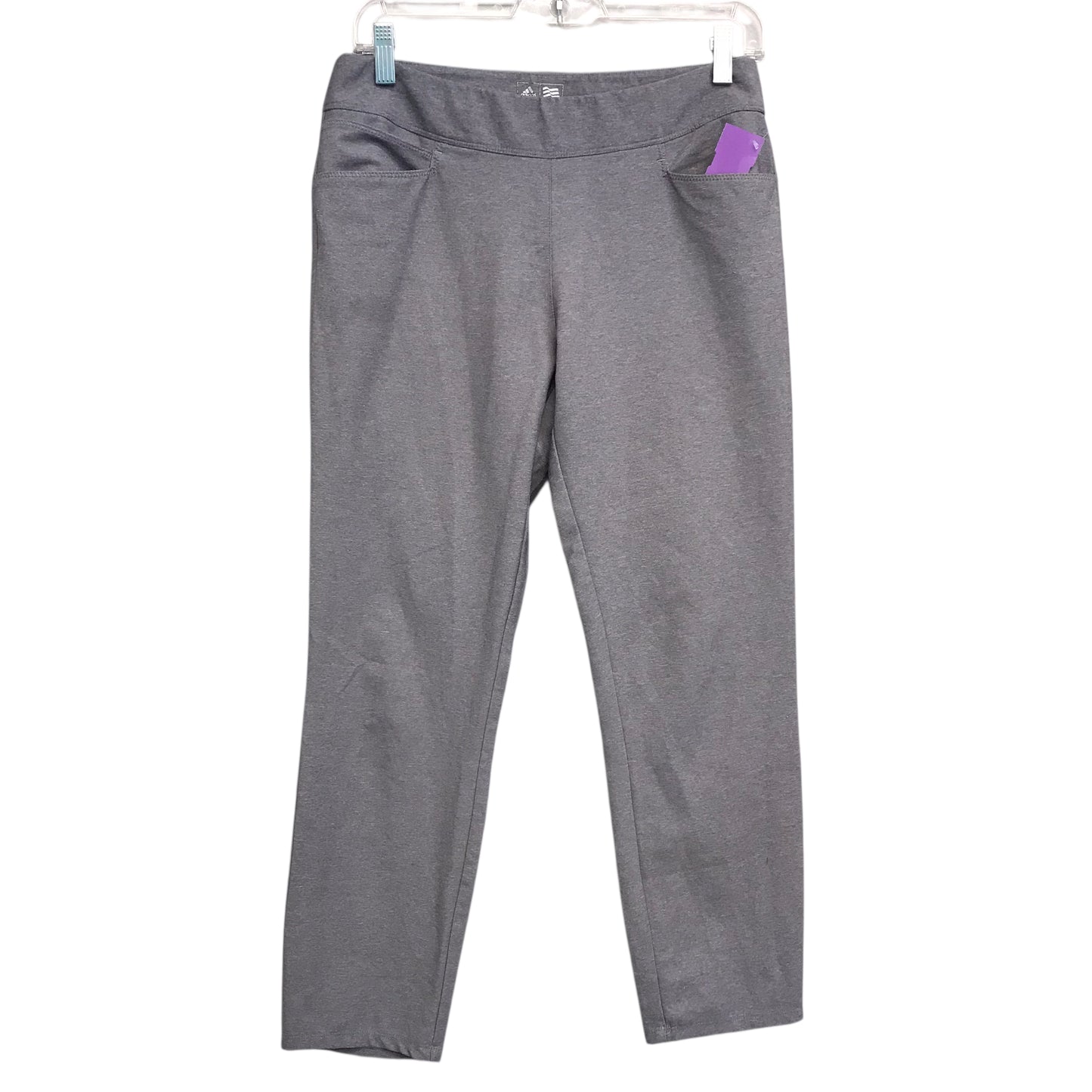 Athletic Pants By Adidas In Grey, Size:S