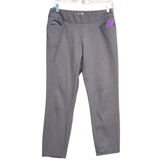 Athletic Pants By Adidas In Grey, Size:S
