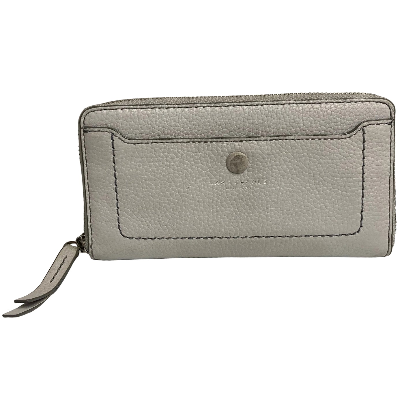 Wallet Designer By Marc Jacobs In Grey, Size:Large