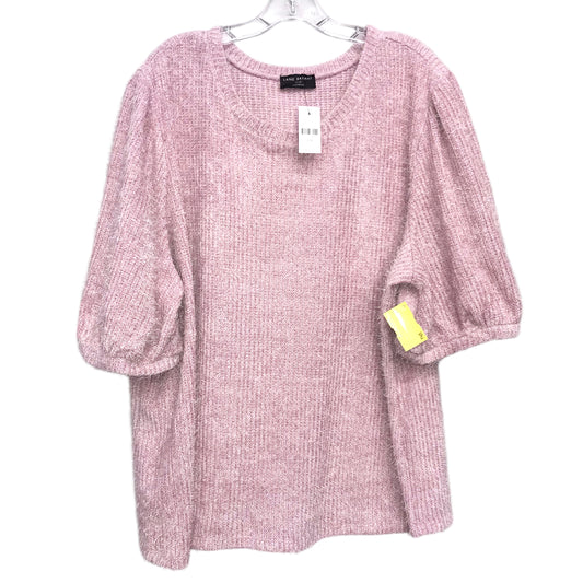 Sweater Ss By Lane Bryant In Pink, Size:4X