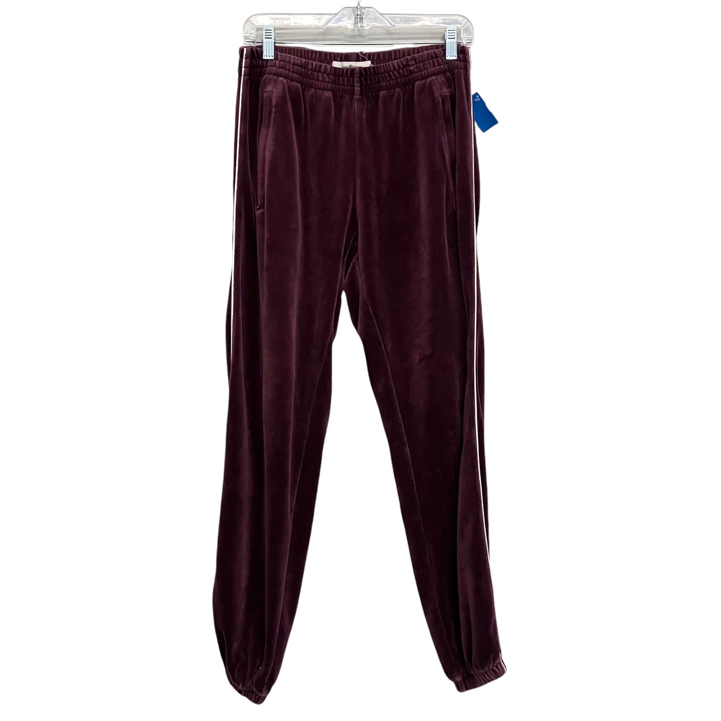 Pants Designer By Tory Burch In Maroon, Size:8